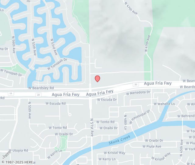 Location Map: 20325 N. 51st Ave Glendale, AZ 85308